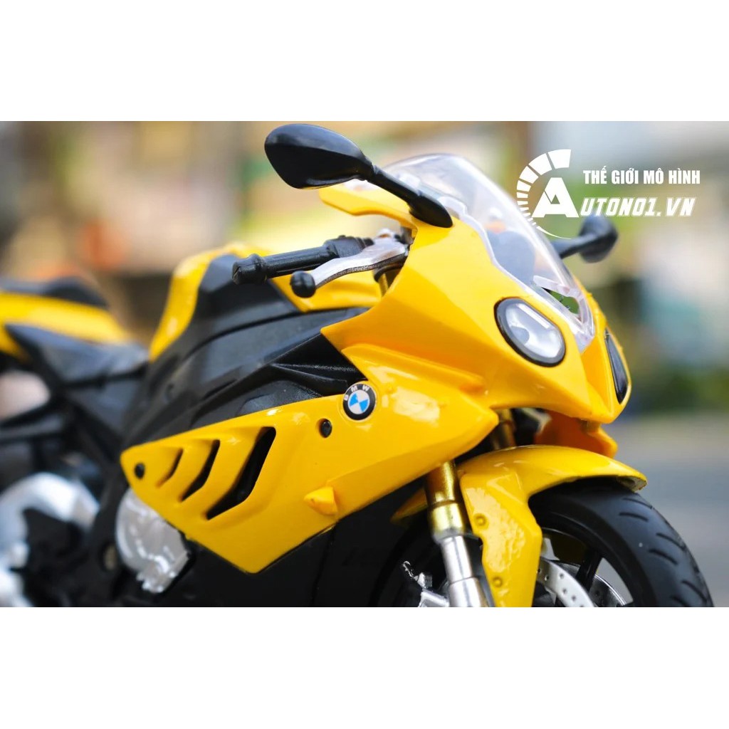 MÔ HÌNH BMW S1000RR 2019 YELLOW 1:12 MSZ 7222