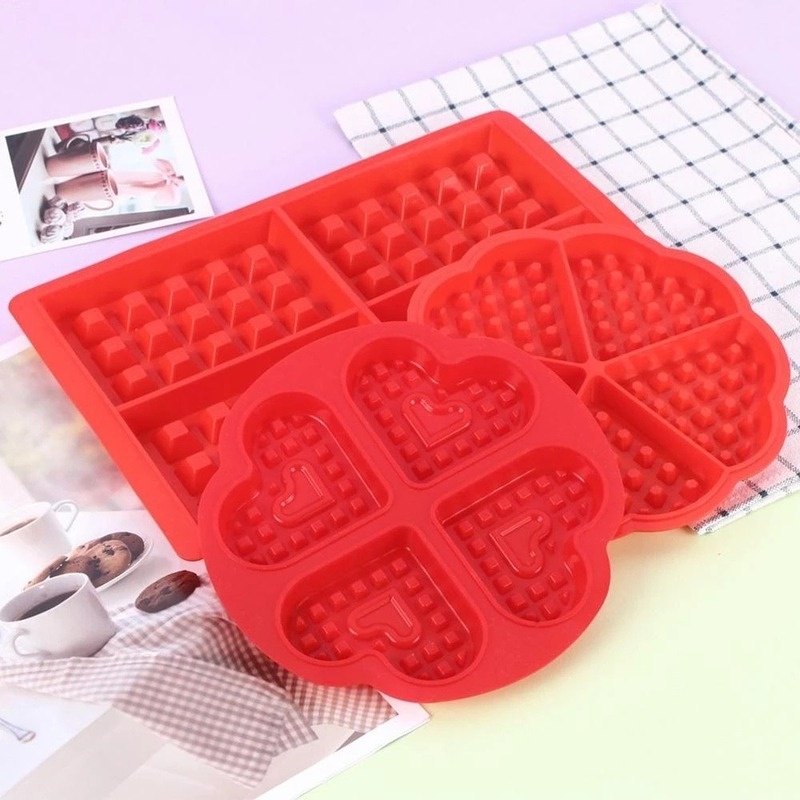 Khuôn Silicone Làm Bánh Kẹp Kẹp Đa Năng Có Thể Tái Sử Dụng