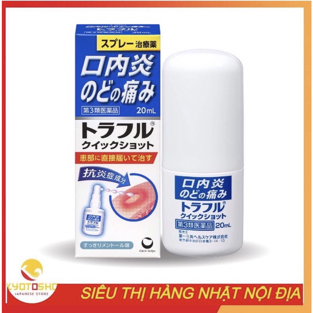 Xịt nhiệt miệng Daiichi Sankyo 20ml