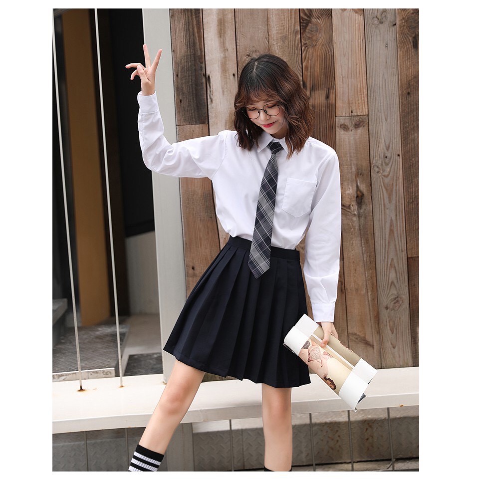 Chân Váy Xếp Ly Xòe Ulzzang Dáng Ngắn Siêu hottt | BigBuy360 - bigbuy360.vn