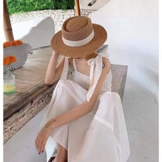 Mũ cói phối vành lụa (fa150)