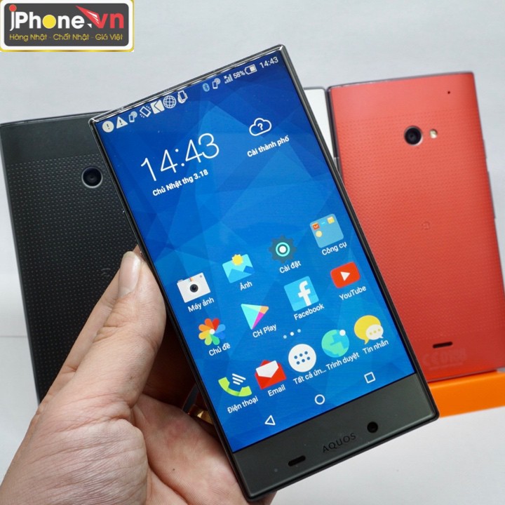 điện Thoại Sharp Aquos Crystal 2 403sh Sieu Khong Viền Chống Nước Co Tiếng Việt Giảm Chỉ Con 9 000 đ