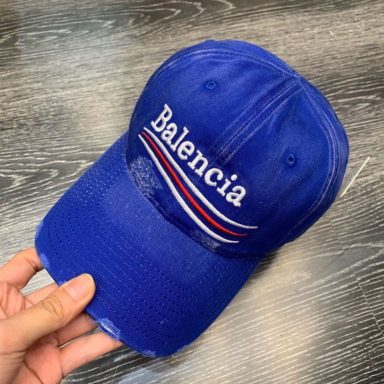 Aaa Aaa#001 Hàng Có Sẵn Mũ Lưỡi Trai Thêu Chữ Balenciaga Cổ Điển