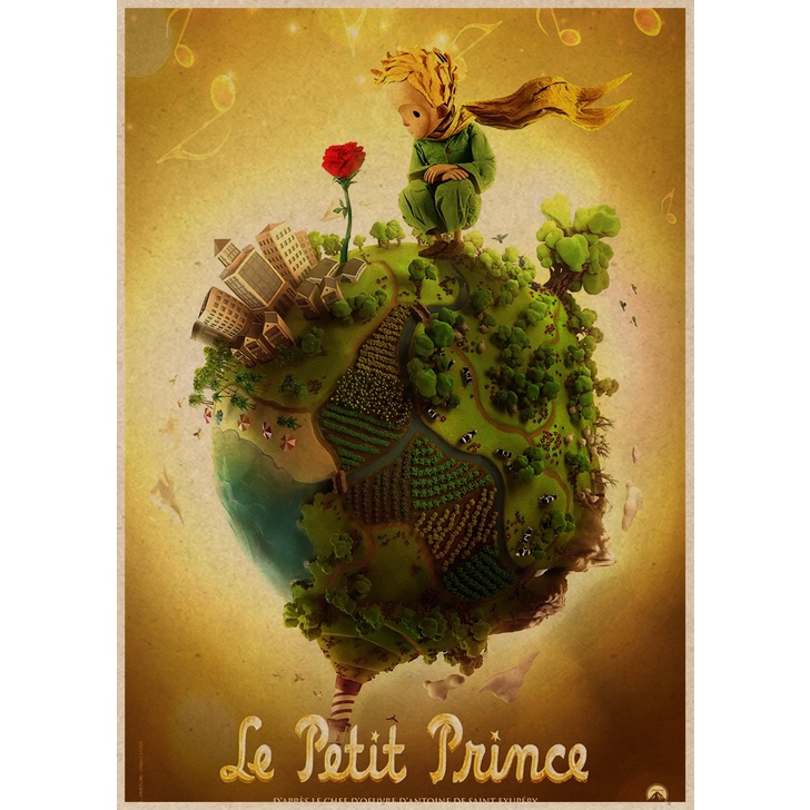 Poster Phim Le Petit Prince Trang Trí Phòng Khách / Quán Bar Chất Lượng Cao MS: 324
