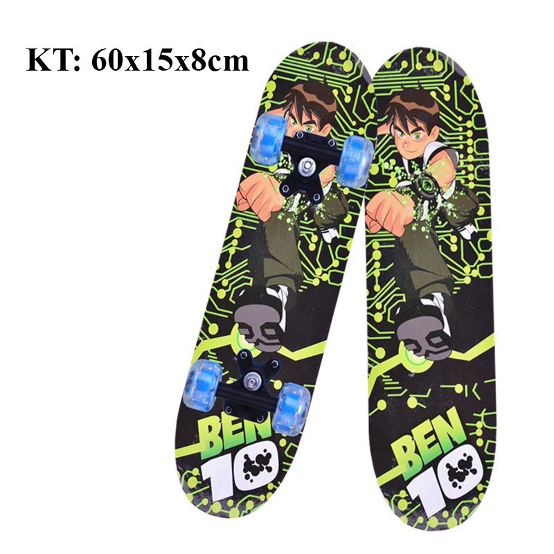 Ván Trượt Thể Thao Trẻ Em Gỗ Phong Ép 8 lớp - Ván Trượt Thể Thao Cao Cấp Chịu Tải 100Kg