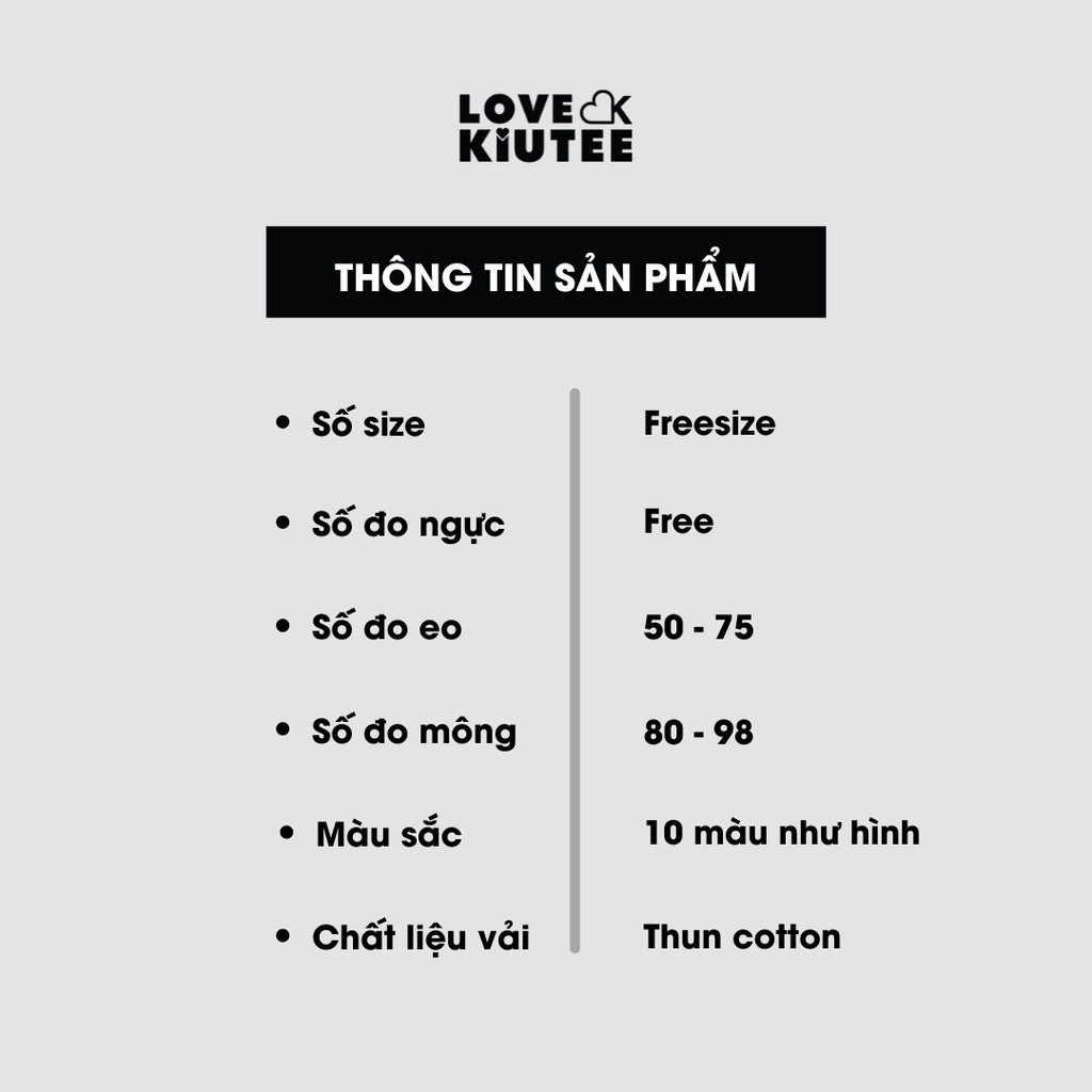 Combo 3 quần booty short màu trơn ngắn form ôm mông khoe dáng LOVEKIUTEE