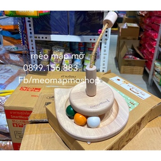 Tháp banh gỗ đồ chơi cho mèo catty man