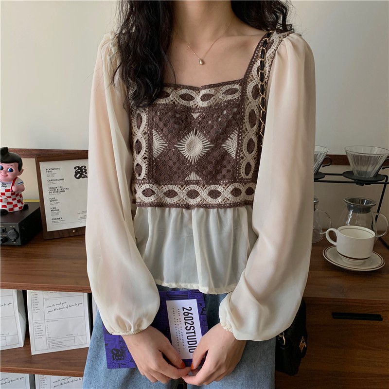 Áo dáng ngắn croptop Thổ Cẩm Len 2 màu| 11 HIN