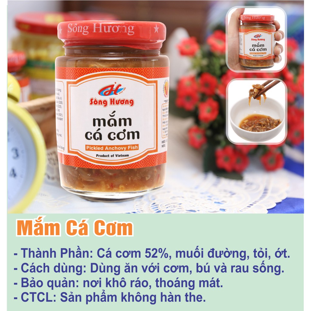 2 Hũ Mắm Nêm Cá Cơm Sông Hương Foods Hũ 440g - Ăn kèm cơm , bún , thịt luộc , giúp ăn ngon miệng