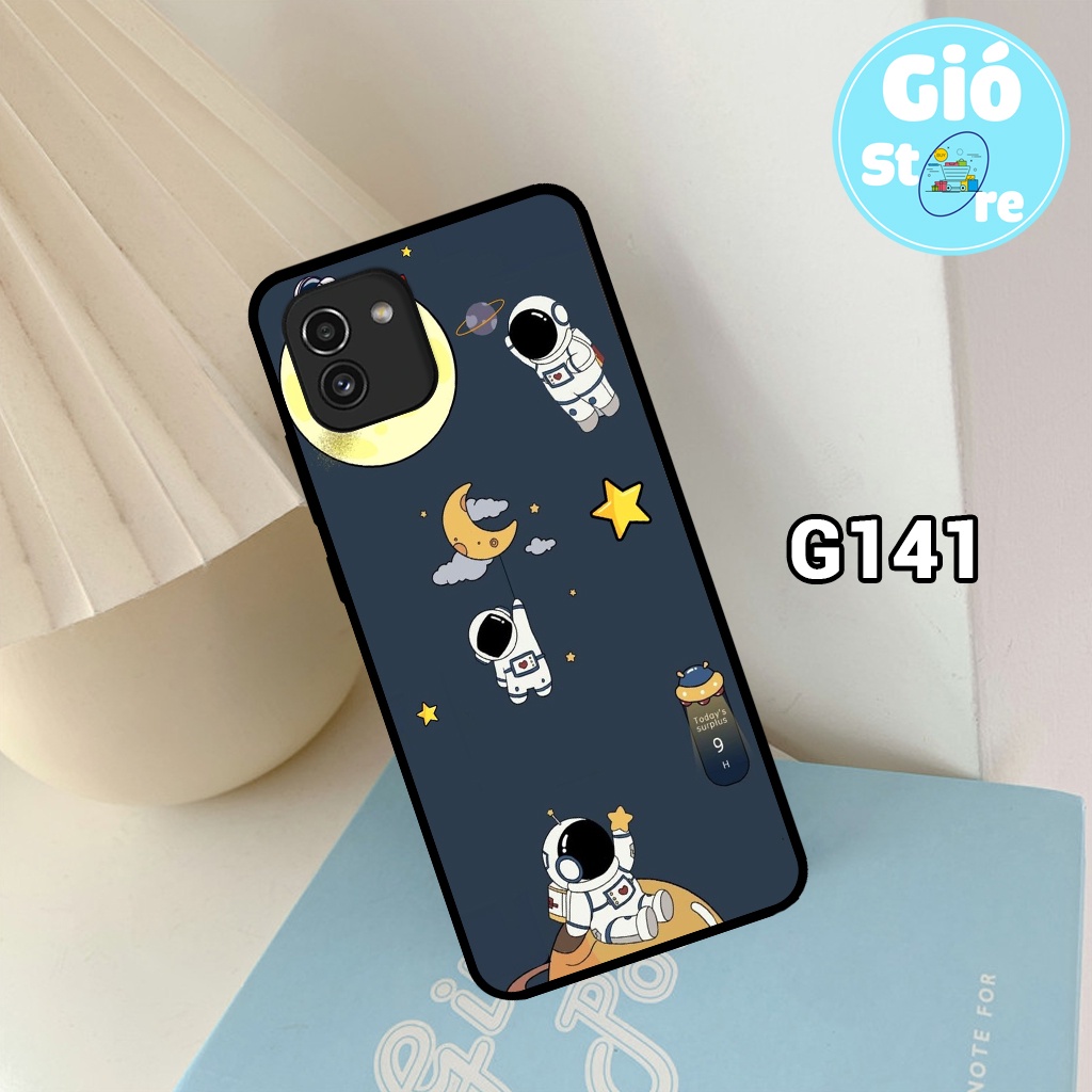Ốp lưng Samsung Galaxy A03 / A04 hình phi hành gia đáng yêu, vũ trụ – ốp chống trầy,chống va đập,giá rẻ