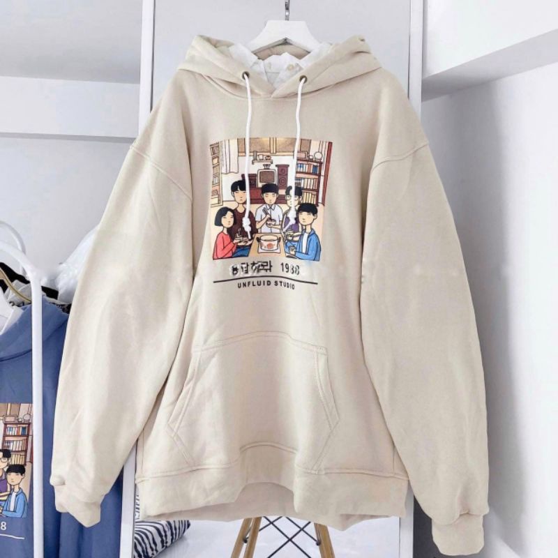 Áo Hoodie Nỉ Gia Đình 1988 Form Rộng Tay Phồng Unisex, Áo Nỉ Có Mũ Nam Nữ | BigBuy360 - bigbuy360.vn