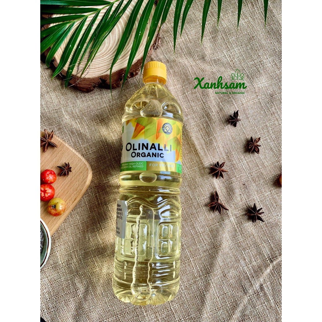 Dầu Hướng Dướng Hữu Cơ 1L Olinalli - Xanhsam Organic