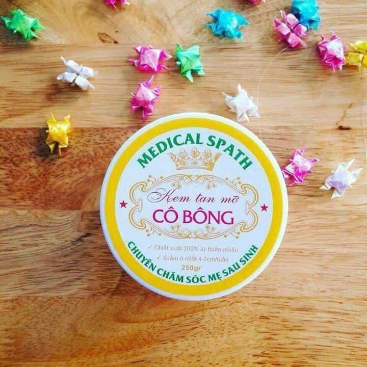 Combo 5 Kem Cô Bông giúp tan mỡ bụng hộp 250g