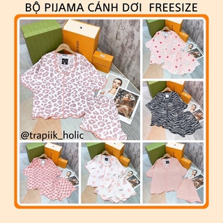 ĐỒ BỘ PIJAMA MANGO CÁNH DƠI MẶC NHÀ FREESIZE