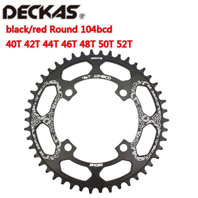 Đĩa Xích Xe Đạp 104BCD 40/42/44/46/48/50/52T Bằng Nhôm Chuyên Dụng Cho Shima