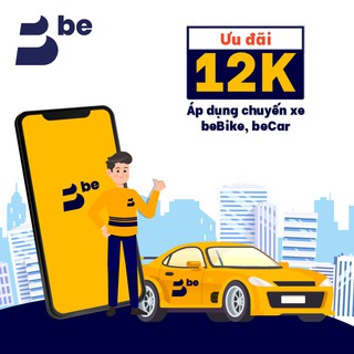 [E-voucher] Ưu đãi 12k cho chuyến xe beBike, beCar