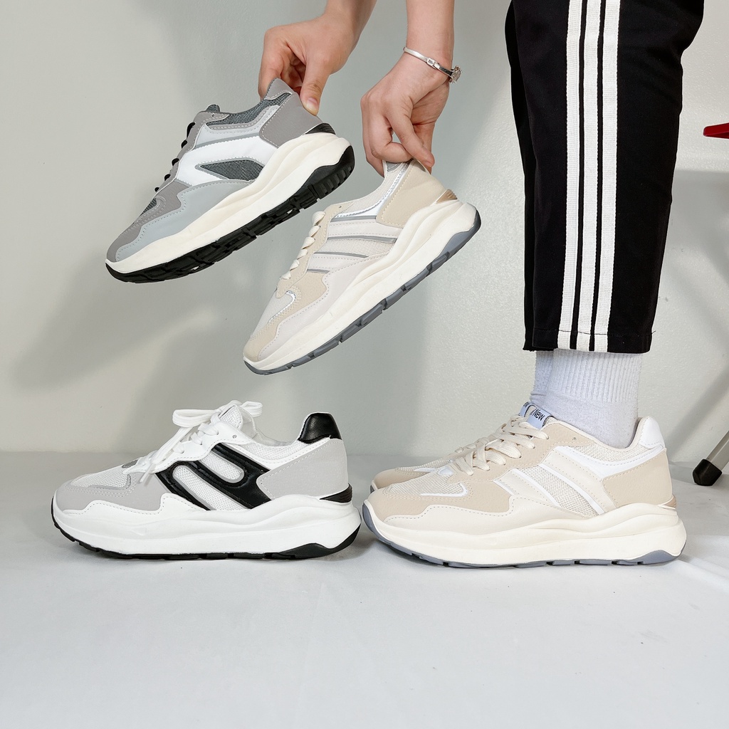 Giày thể thao nữ độn đế hàng quảng châu cao cấp phong cách hàn quốc full sz 36-40 siêu êm chân và dễ phối đồ.