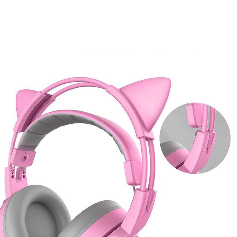 Tai nghe chụp tai Somic g951s-pink chốt cắm 3.5mm có đèn LED