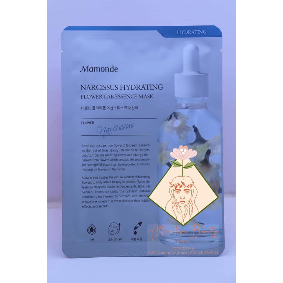 Mặt nạ giấy Mamonde Flower Lab Essence Mask