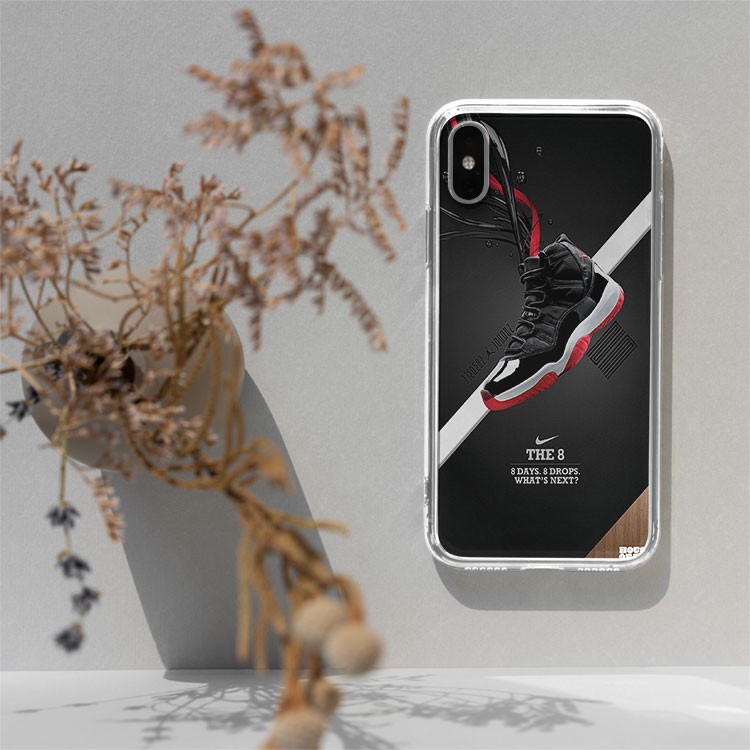 Vuông nike hiệu Iphone 7/8/8Plus/X/Xs/Xs Max/11/11 Promax/12/12 Promax NIKPOD00336