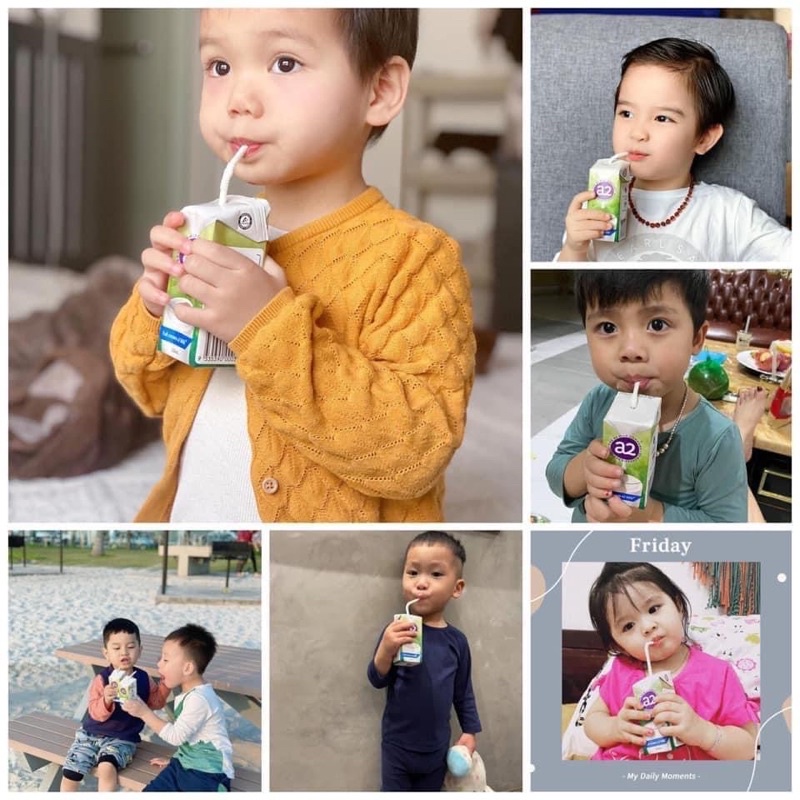 Sữa tươi A2 Fullcream của úc 200ml cho bé từ 1 tuổi giàu Canxi 🦷👶🏻🇦🇺🍼