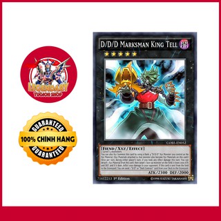 [Thẻ Bài Yugioh Chính Hãng] D/D/D Marksman King Tell