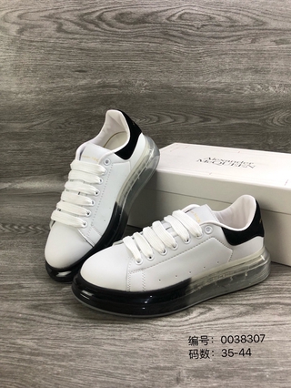 MCQueen nam và nữ giày thường giày trắng phản quang 36-44