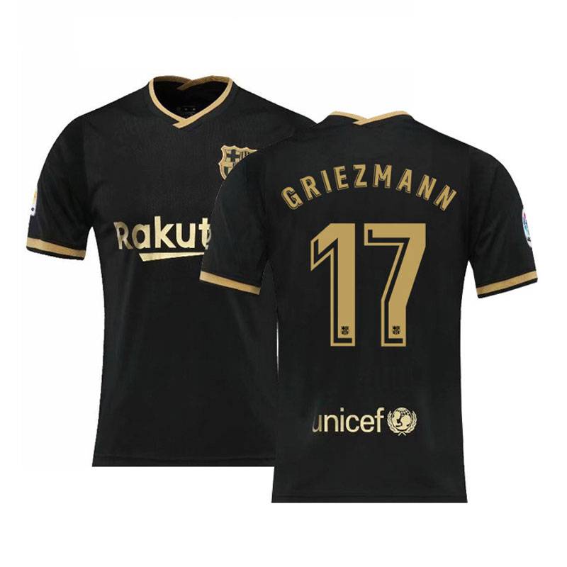 Áo Thun Bóng Đá NP2 2020-2021 Câu Lạc Bộ Barcelona Sân Khách Tuyển Messi Suarez Dembele Griezmann De Jong