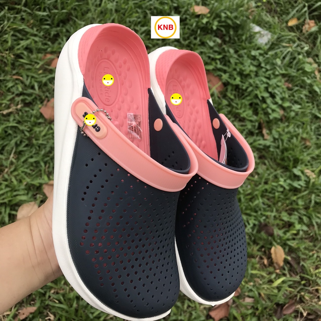 Dép Cross Literide Nam Nữ Nhiều Mầu - FREESHIP + Hàng loại 1 - giày sục sandal Crocs quai ngang bít đầu nam nữ,xịn xò | BigBuy360 - bigbuy360.vn