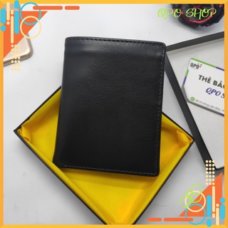 [SALE] Bóp Da Nam Đứng Da Bò Thật (BH 12tháng)
