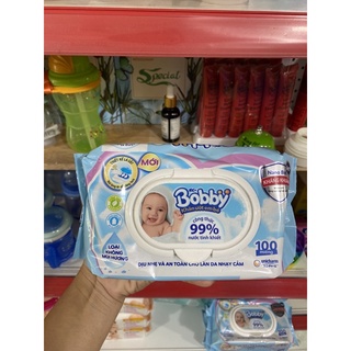 Khăn ướt bobby không mùi 100t