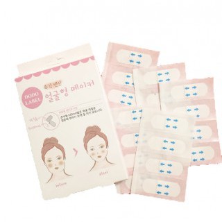 Hộp 40 miếng dán vline thon gọn mặt dodo label