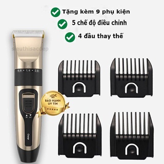 Tông đơ cắt tóc kèm 9 phụ kiện