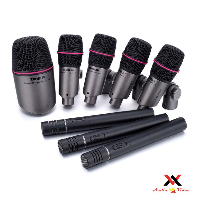 Set mic trống hãng Takstar DMS-DH8P