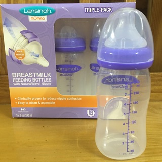 Bình sữa Lansinoh Momma 240ml/160ml