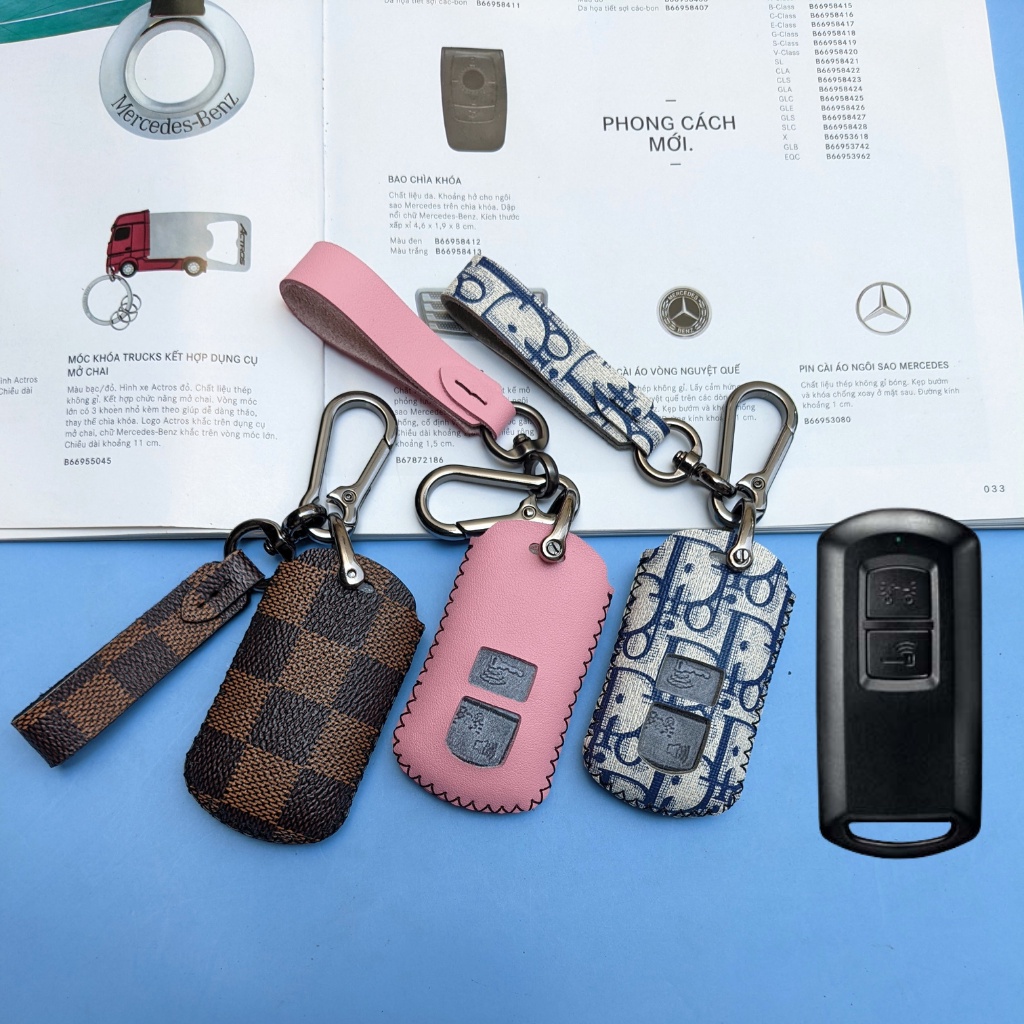 Bao Da smartkey Air Blade 150, Vario 150, Airblade 2020, Lead 2020, Scoopy 2022,(ABK 2 móc D)