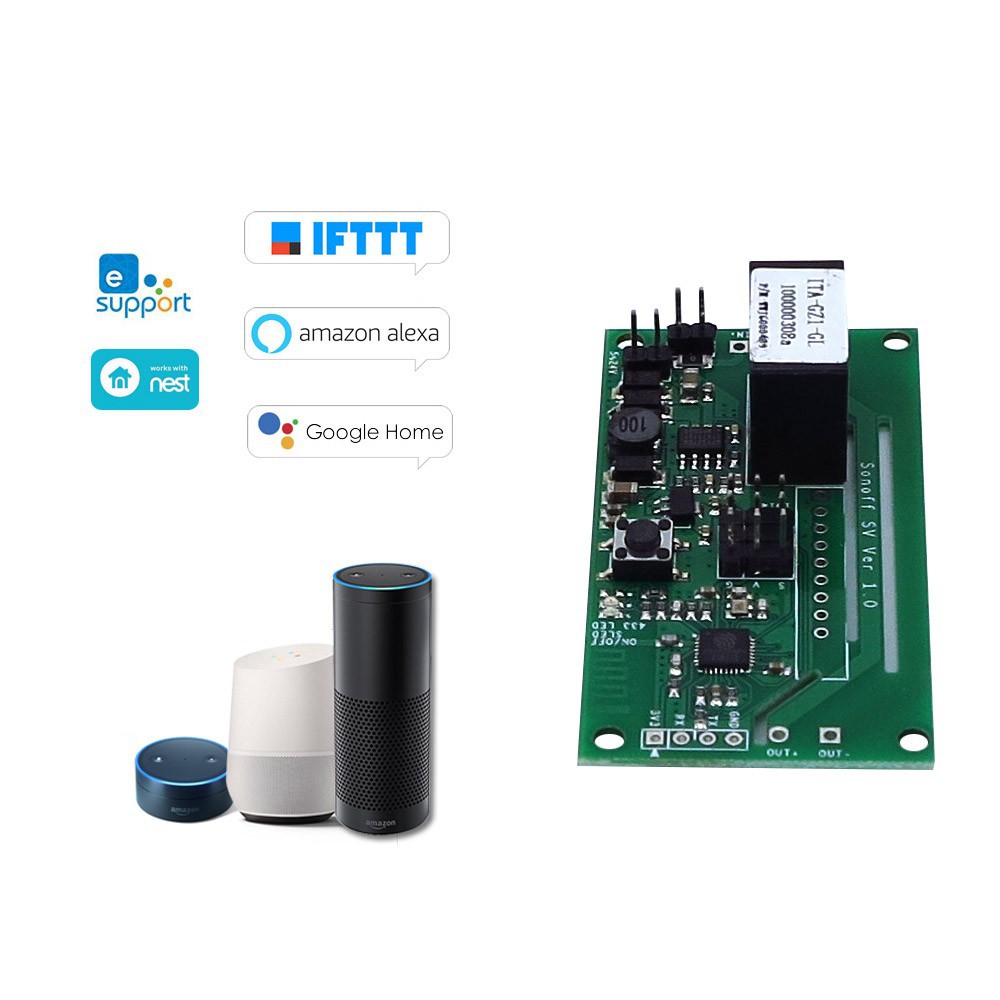 Mô đun công tắc wifi không dây Sonoff SV DC 5-24V chuyên dụng | BigBuy360 - bigbuy360.vn