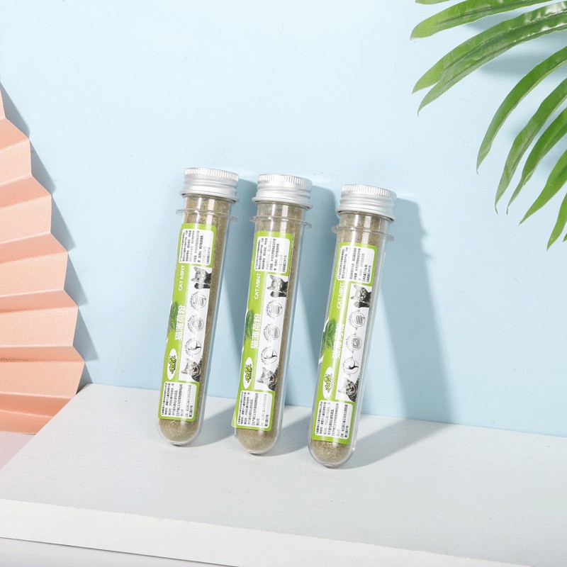 Cỏ Bạc Hà Mèo - Catnip Cho Mèo Thư Giãn / Ống 15gr