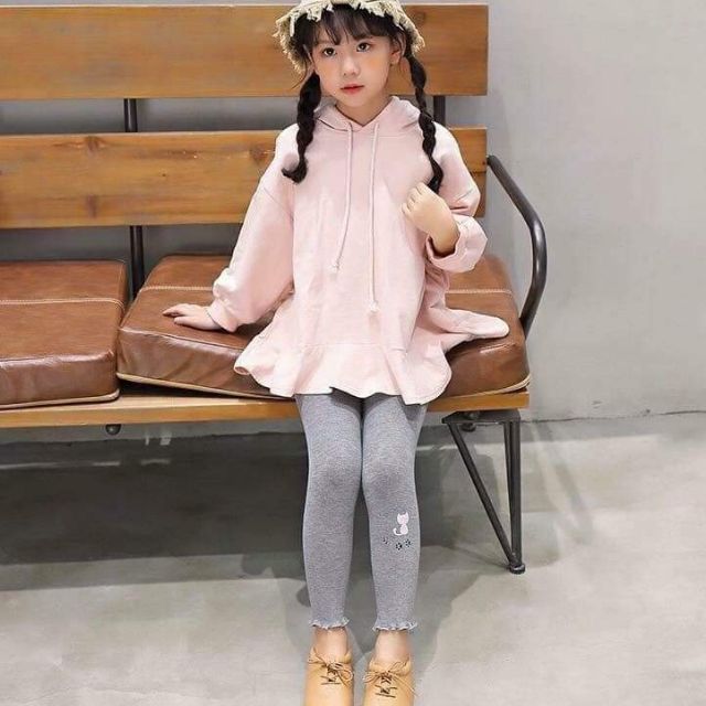LEGGING MÈO CHO BÉ GÁI