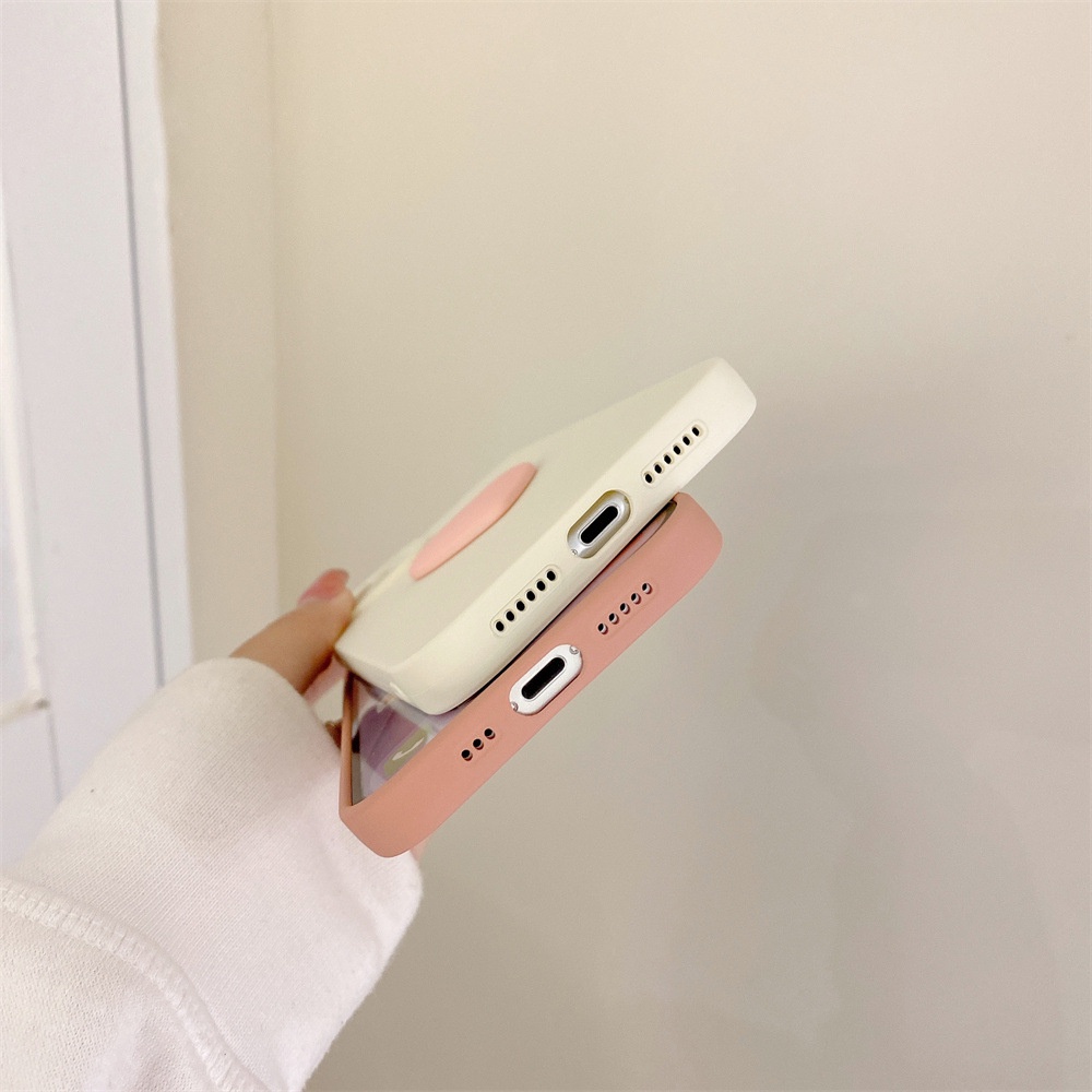 Heart Plastic Phone Cover compatible for ip13/12pro XR 7/8p 11 xs max