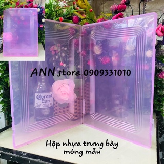 Hộp nhựa trưng bày móng mẫu