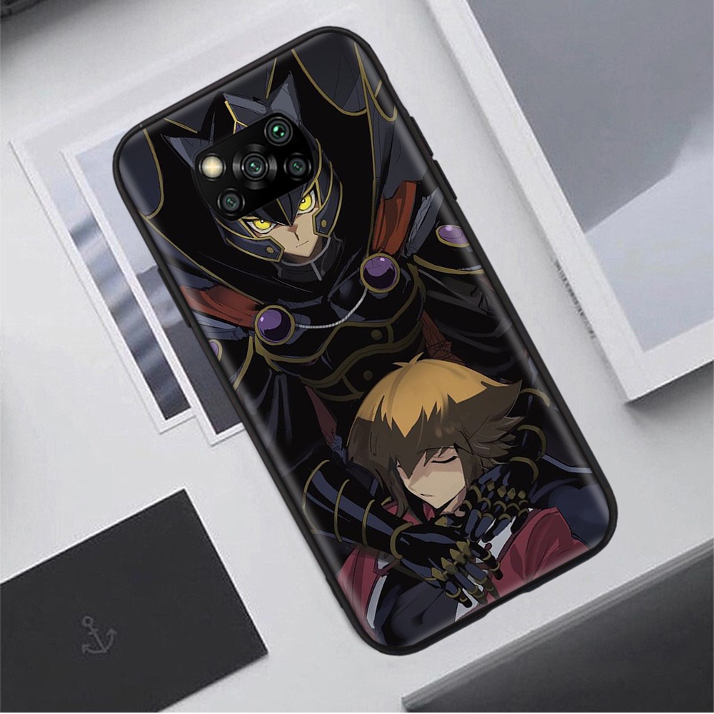 Ốp Điện Thoại Mềm Viền Đen Hình Yugioh Duel Monsters BOB-158 Cho Samsung A82 Ultra A8 S22 J7 A32 Duo Plus Pro
