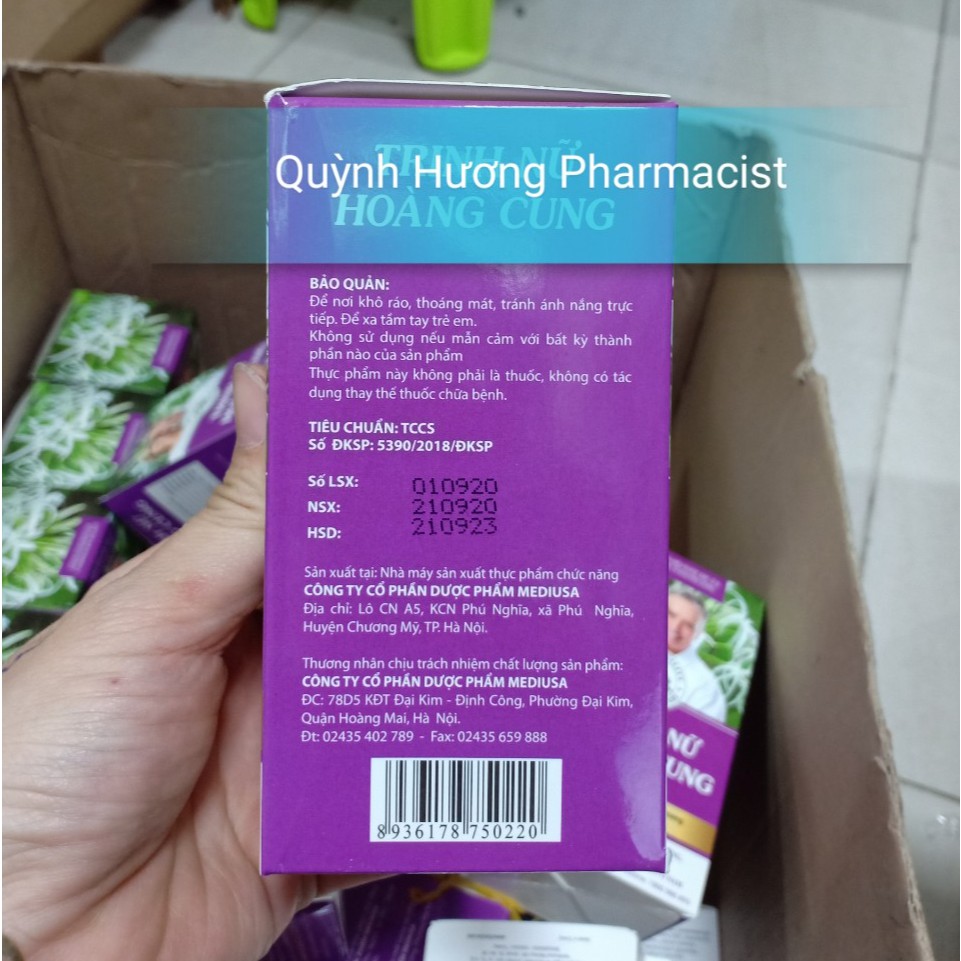 TRINH NỮ HOÀNG CUNG hỗ trợ giảm u xơ,u nang buồng trứng