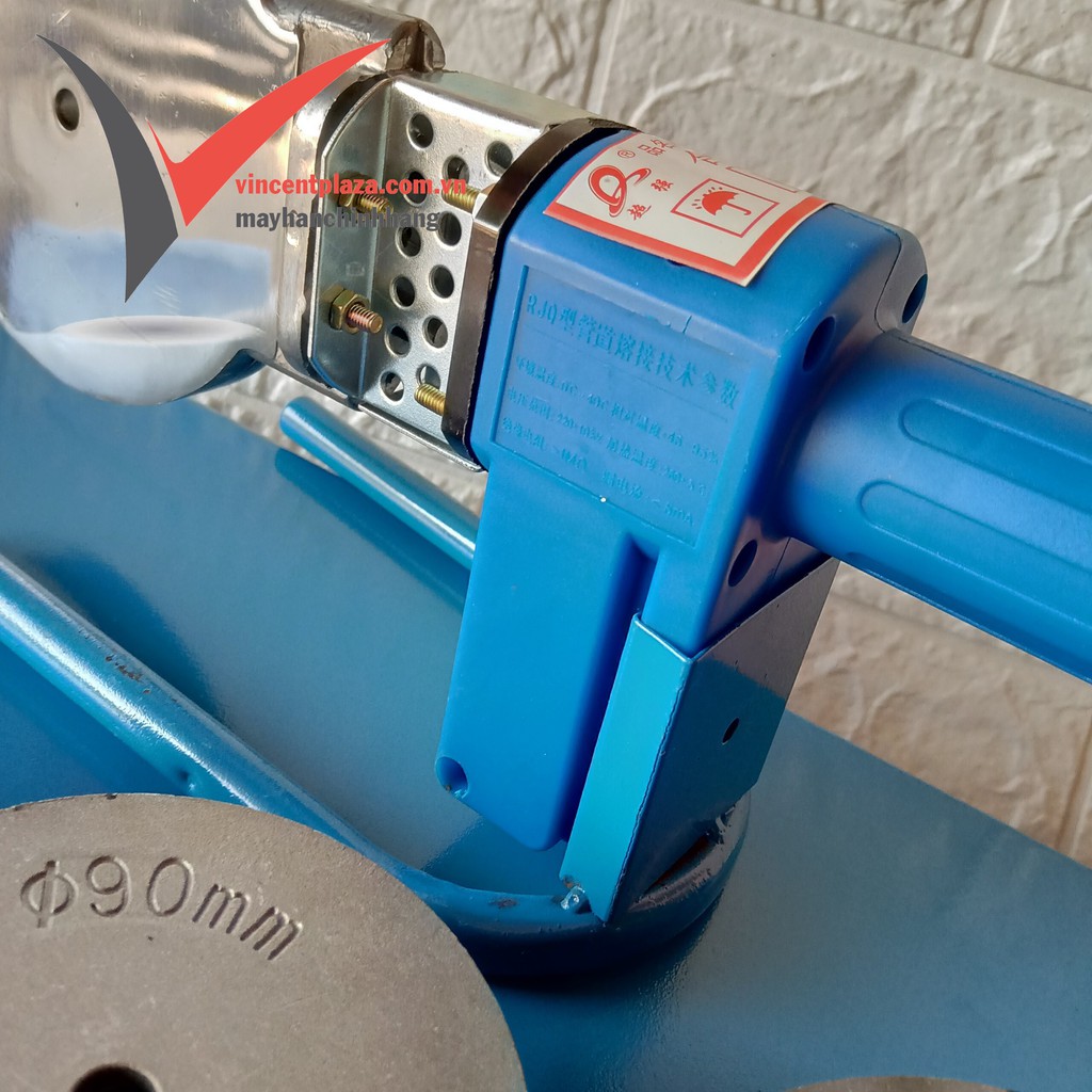 Máy hàn ống PPR 1500W , 75-90-110 , DOWELD, máy hàn ống nước nóng bàn gia nhiệt phản quang chống kết dính