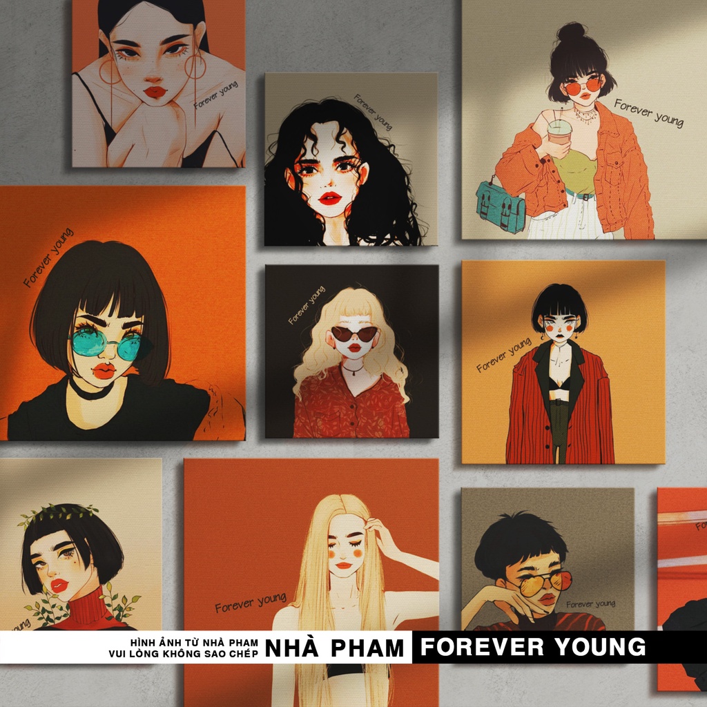 Tranh Canvas Treo Tường FOREVER YOUNG