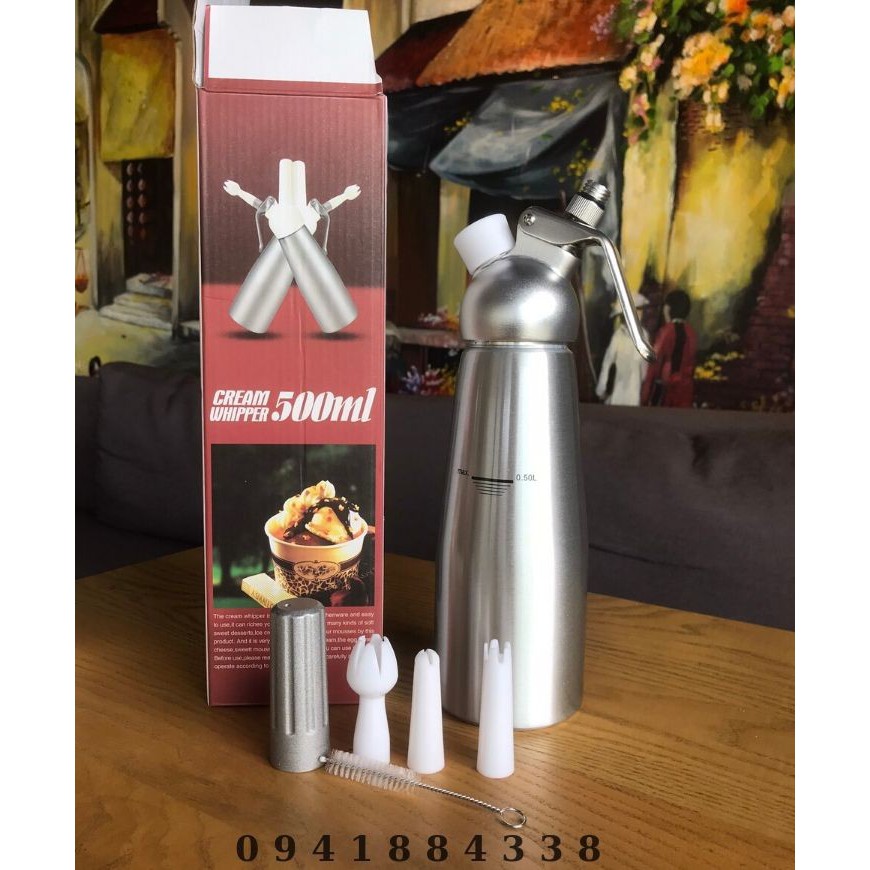 Bình Xịt Kem Tươi Cream Whipper Mosa