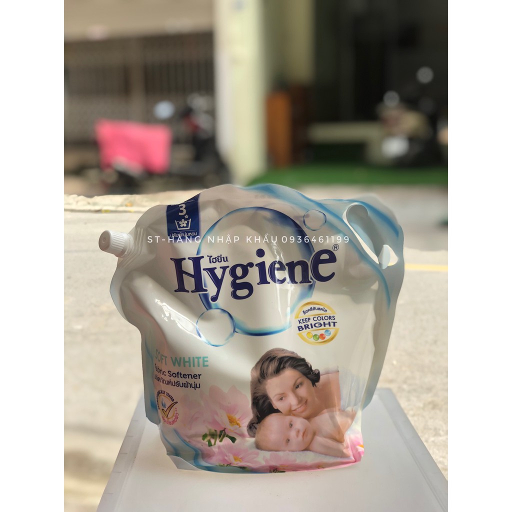 Nước xả quần áo hygiene Thái lan 1800ml, siêu thơm giũ mùi lâu