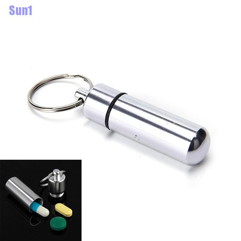 Hộp Đựng Thuốc Bằng Nhôm Chống Thấm Nước Kèm Chìa Khóa Tiện Dụng