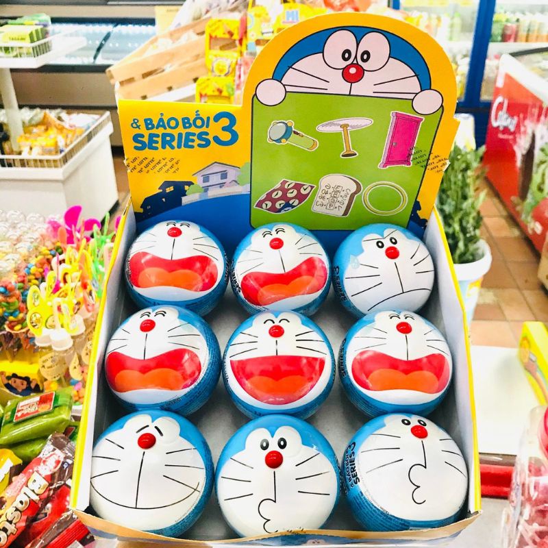 Kẹo gum doraemon kèm mô mình