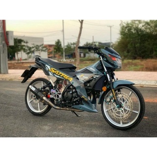 Tem suzuki satria xám xi măng - tem chuẩn hình